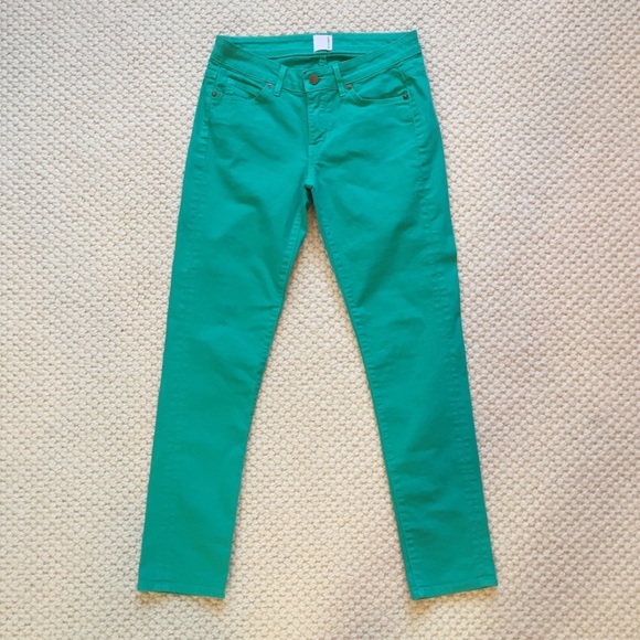 2/$10! Rich & Skinny mid-rise green jeans - Picture 2 of 10
